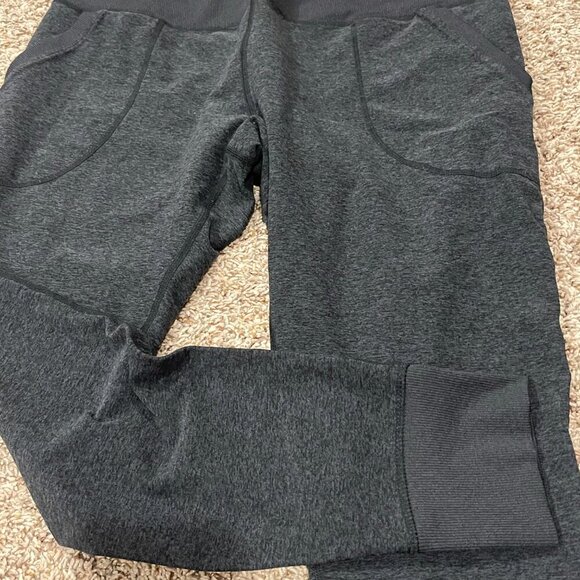 Zella Women's Stretchy Knit Jogger Pant, Heather Black/Gray, Size XL - Picture 5 of 6